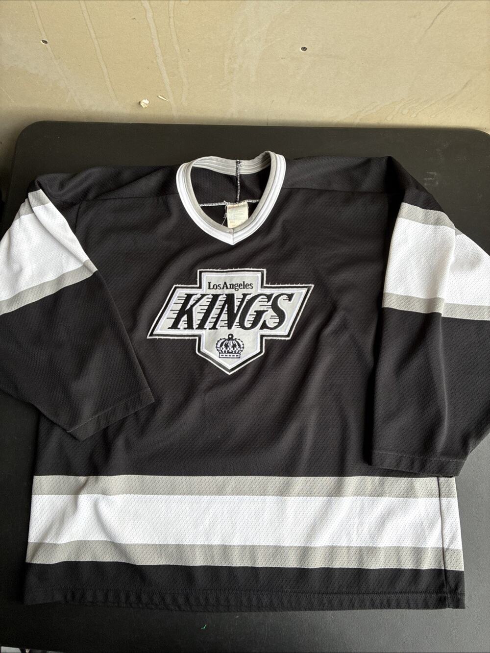 Vintage 80s 90s CCM Maska Los Angeles Kings L Home NHL Hockey Jersey